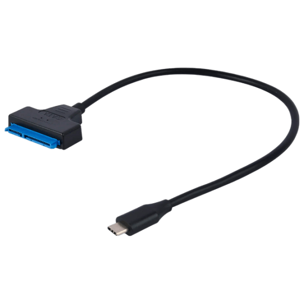 Adaptor Cablexpert AUS3-03 Black USB Type-C photo 1