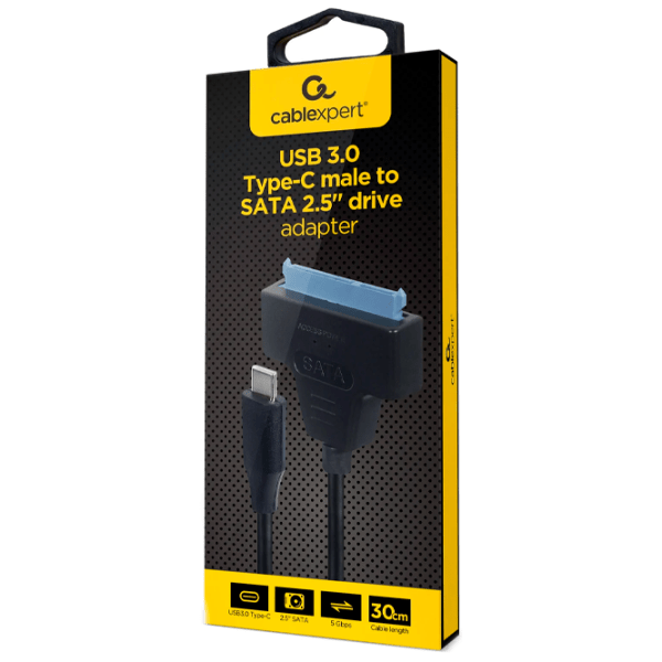 Adaptor Cablexpert AUS3-03 Black USB Type-C photo 4