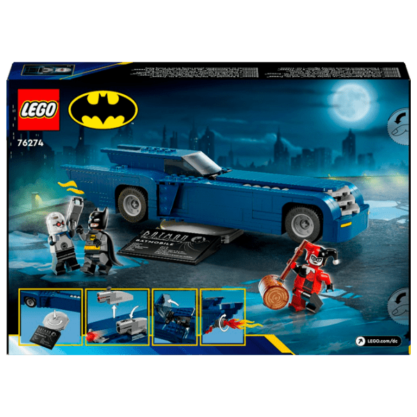 Constructor LEGO Batmobile vs Harley Quinn & Mr Freeze Multicolor Numărul de piese 435, 8+ photo 10
