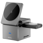 Încărcător wireless WIWU Wi-W030 (15 W) Gray 3 A / Gray