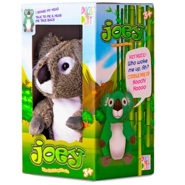 Мягкая игрушка Pugs At Play Animals Joey Koala Серый 1+ photo 3
