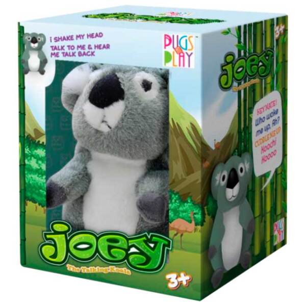 Мягкая игрушка Pugs At Play Animals Joey Koala Серый 1+ photo 5
