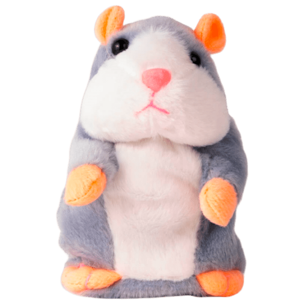 Мягкая игрушка Pugs At Play Animals Aggy Talking Hamster Grey 1+ photo 1