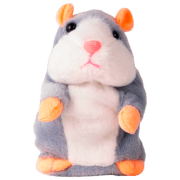 Мягкая игрушка Pugs At Play Animals Aggy Talking Hamster Grey 1+