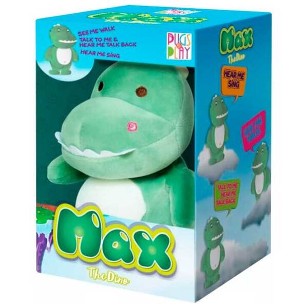 Мягкая игрушка Pugs At Play Animals Dinosaur Max Зеленый 1+ photo 5