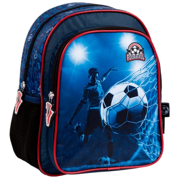 Ghiozdan pentru copii Derform Football Red
Blue  photo 1