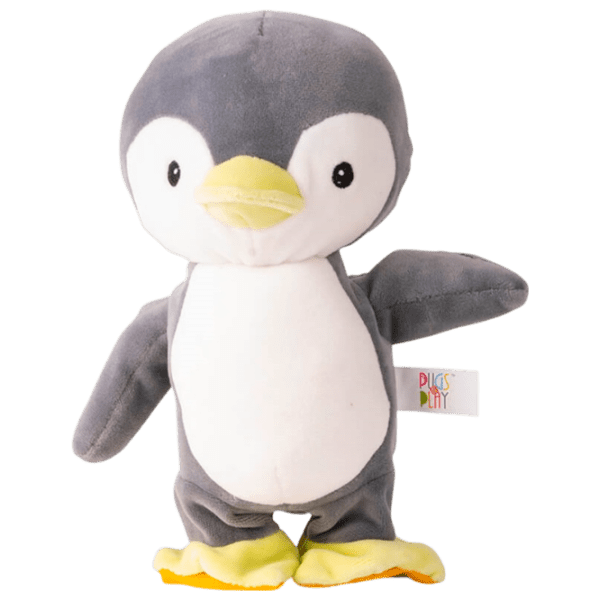 Мягкая игрушка Pugs At Play Animals Penguin Snowy Серый 1+ photo 1