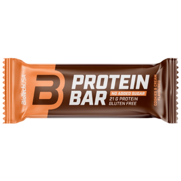 Batoane proteice BioTechUSA Protein Bar Biscuit cu cremă (5999076236664) 70 g photo 1