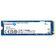 SSD Kingston NV3 M.2 NVMe 1 ТБ Скорость чтения: 6000 Мб/ с,
Скорость записи: 4000 Мб/ с