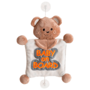 Мягкая игрушка BabyJem Animals Baby On Board Коричневый 0+