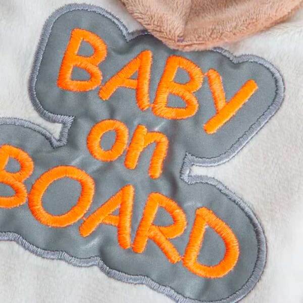Мягкая игрушка BabyJem Animals Baby On Board Коричневый 0+ photo 4