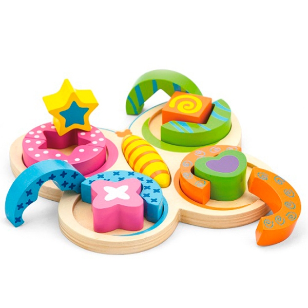 Puzzle VIGA Бабочка (59924) Количество деталей: 24, Рекомендуемый возраст: 1+ photo 4