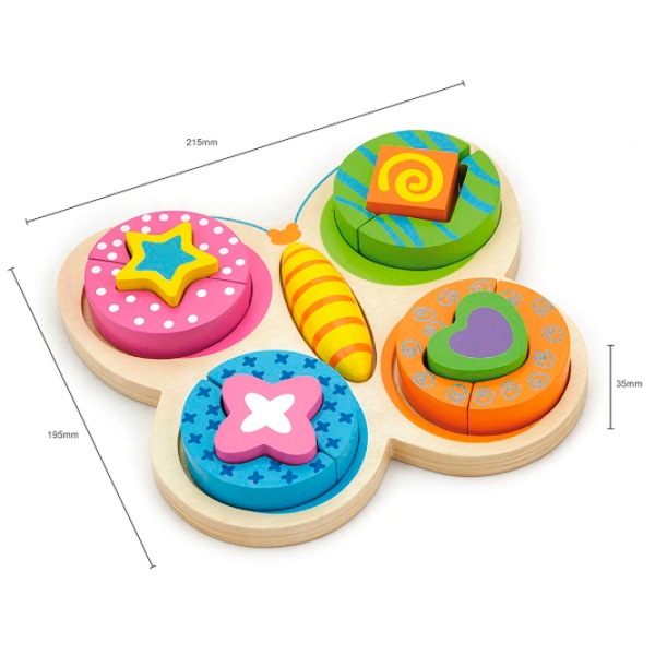 Puzzle VIGA Бабочка (59924) Количество деталей: 24, Рекомендуемый возраст: 1+ photo 5