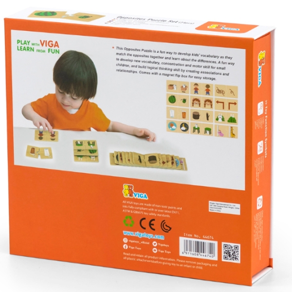Puzzle VIGA Antinomic (44674) Numărul de piese: 24, V&acirc;rsta recomandată: 1+ photo 2