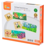 Puzzle VIGA Cine și unde locuiește (44675) Numărul de piese: 24, V&acirc;rsta recomandată: 1+