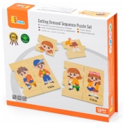 Puzzle VIGA Учимся одеваться (44649) Количество деталей: 28, Рекомендуемый возраст: 1+