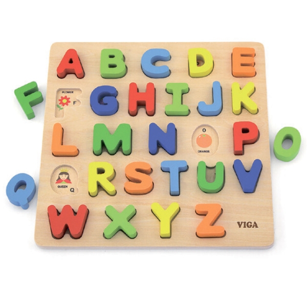 Puzzle VIGA Изучаем алфавит (50124) Количество деталей: 24, Рекомендуемый возраст: 1+ photo 3