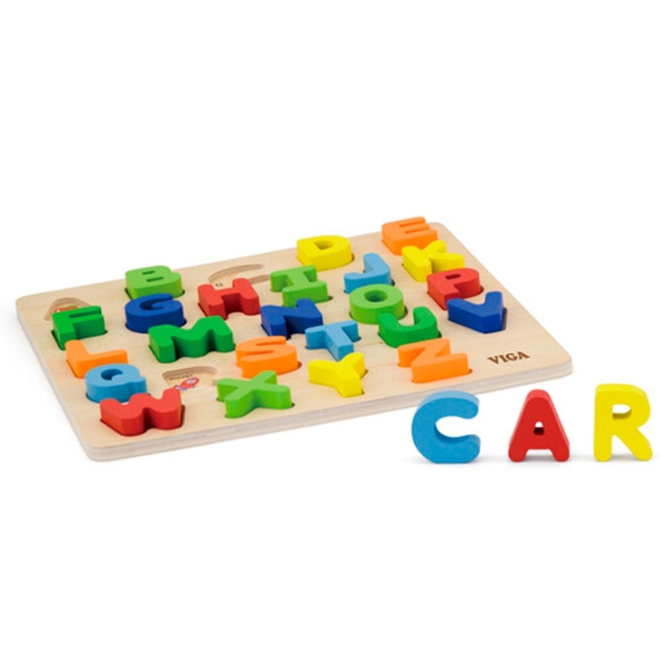 Puzzle VIGA Изучаем алфавит (50124) Количество деталей: 24, Рекомендуемый возраст: 1+ photo 4