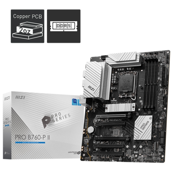 Материнская плата MSI PRO B760-P II ATX  photo 5