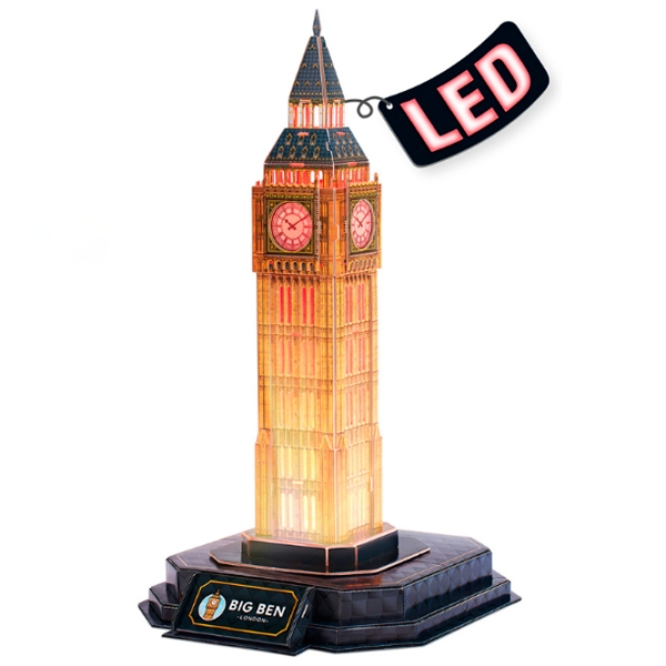 Пазл 3D CubicFun Big Ben (L537h) Количество деталей: 32, Рекомендуемый возраст: 8+ photo 4