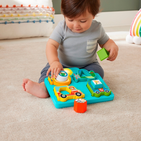 Puzzle Fisher Price Vehicule forme și sunete (HRP31) Numărul de piese: 6, V&acirc;rsta recomandată: de la 6 luni photo 4