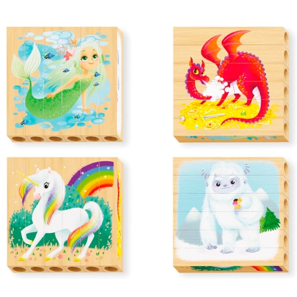 Puzzle Quercetti FANTASTIC ANIMALS (80710) Количество деталей: 6, Рекомендуемый возраст: 2+ photo 2