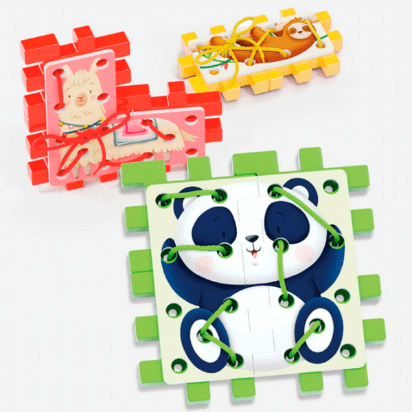Puzzle Quercetti Play Creativo Lacing (18217) Количество деталей: 12, Рекомендуемый возраст: 3+ photo 3