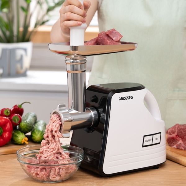 Mașină de tocat carne Ardesto MGA-2300W White 2300 W, 2.2 kg/ min photo 9
