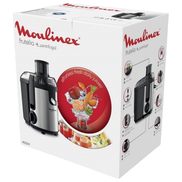 Storcator de fructe Moulinex JU420D10 Silver 400 W, , Numărul de viteze: 2 photo 11
