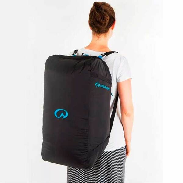 Geantă pentru călătorii Lifeventure Packable Duffle Black 70l   photo 5