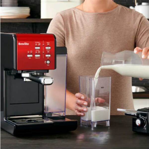 Espressor Breville Prima Latte II VCF109X-01 Red 1050 W, 1.5 l, Bloc termic photo 4