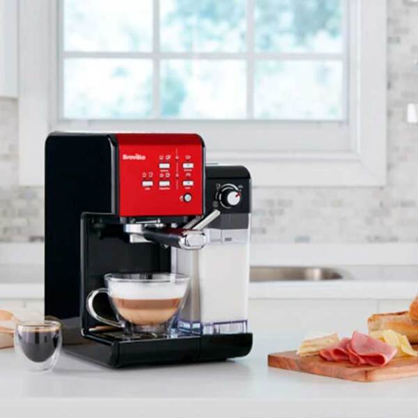 Espressor Breville Prima Latte II VCF109X-01 Red 1050 W, 1.5 l, Bloc termic photo 5