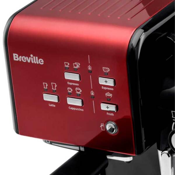 Espressor Breville Prima Latte II VCF109X-01 Red 1050 W, 1.5 l, Bloc termic photo 7