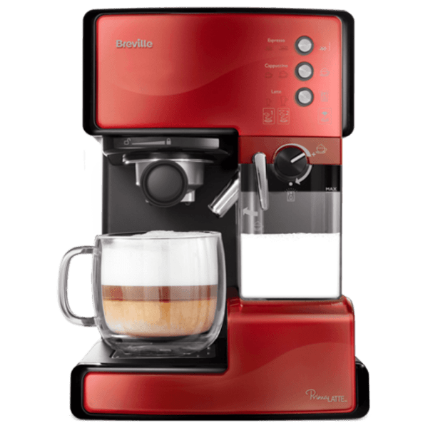 Espressor Breville Prima Latte VCF046X-DIM Red 1050 W, 1.5 l, Bloc termic photo 1