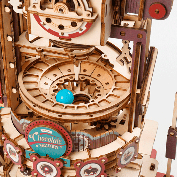 Puzzle 3D ROBOTIME Chocolate Factory (LGA02) Numărul de piese: 420, V&acirc;rsta recomandată: 14+ photo 3
