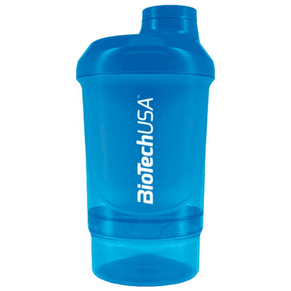 Шейкер BioTechUSA Wave + Nano Blue 300 мл photo 1