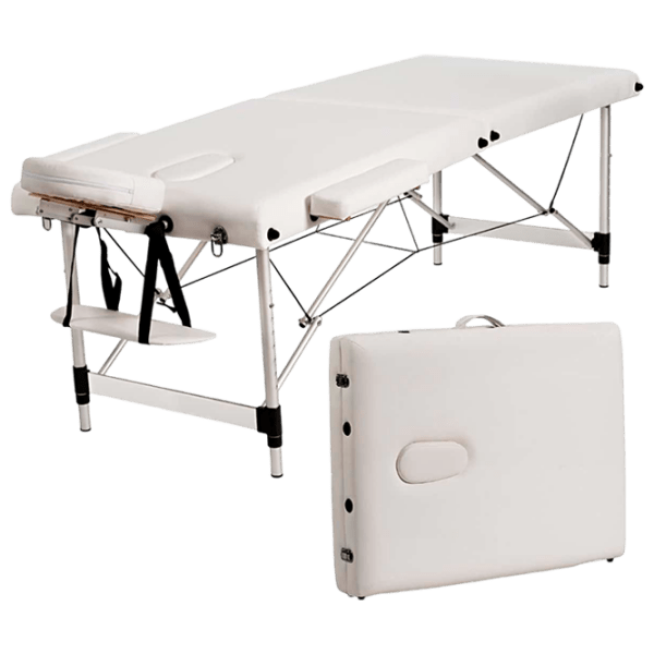 Массажный стол Costway HB87019WH Белый  photo 1