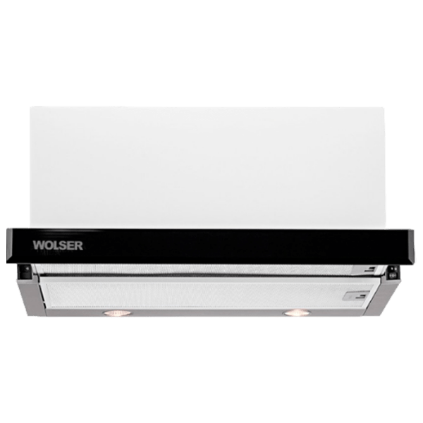 Вытяжка Wolser WL-60 FG Black 60 см, Отвод, 700 м&sup3;/ ч photo 1