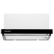 Hotă Wolser WL-60 FG Black 60 cm, Evacuare, 700 m&sup3;/ h