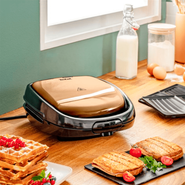 Aparat pentru sandvișuri Tefal SW341G10 Auriu 700 W, Cantitatea de sandwich-uri:  photo 5