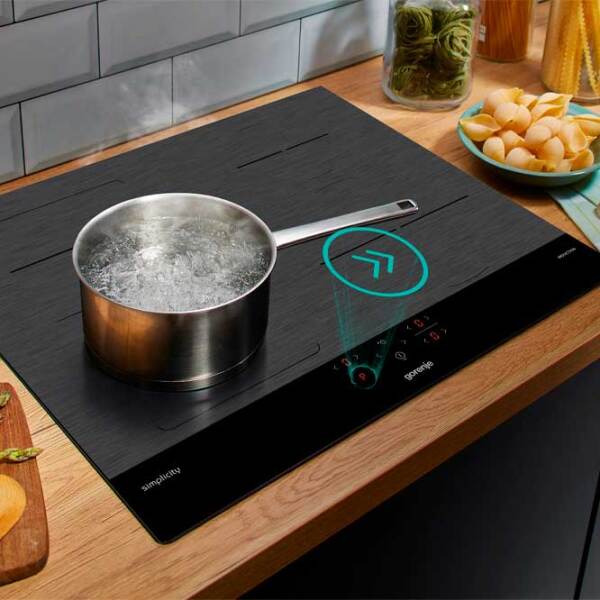 Plită încorporabilă cu inducție Gorenje GI6421SYB Black Vitroceramică, 7200 W photo 7