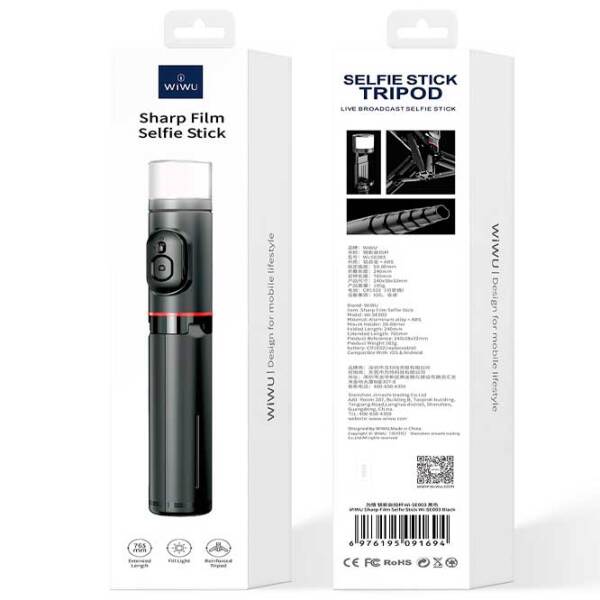 Trepied WIWU Wi-SE003 Black  photo 4