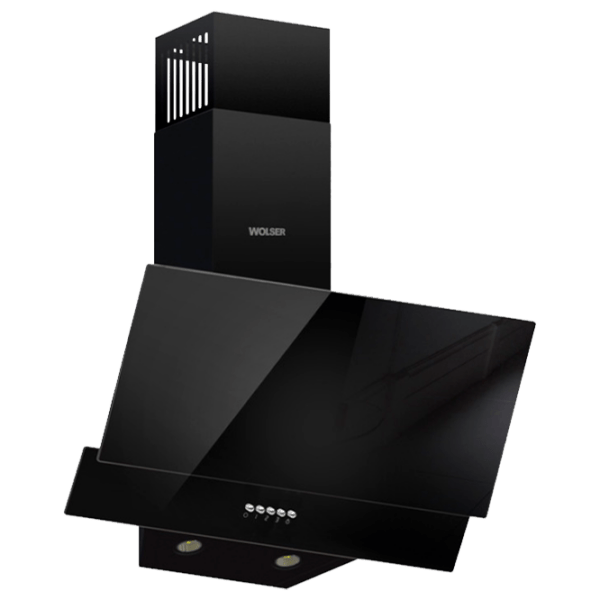 Hotă Wolser WL-F 60 AL Black Glass 60 cm, Evacuare, 500 m&sup3;/ h photo 1