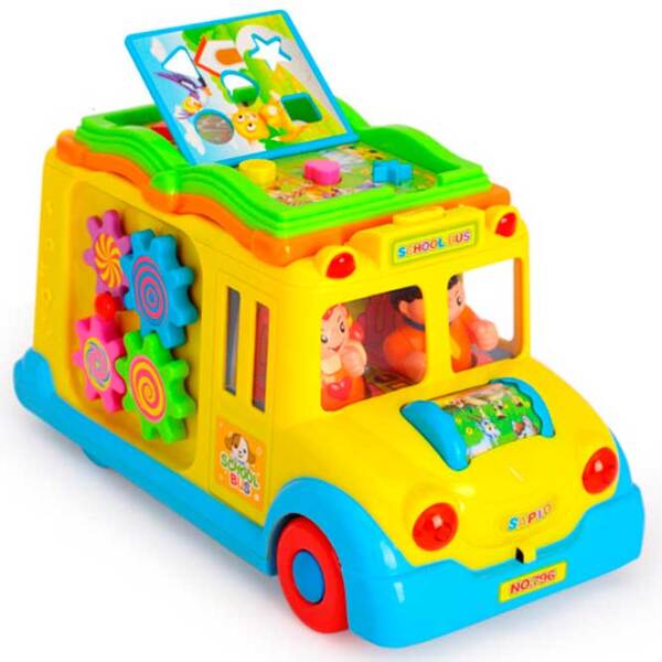 Jucărie interactivă Mola Cars for Kids HT 796 Yellow 3+ photo 3