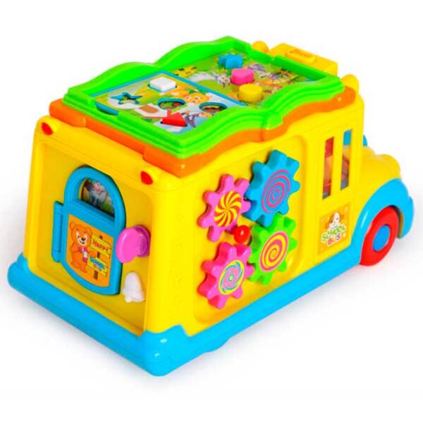 Jucărie interactivă Mola Cars for Kids HT 796 Yellow 3+ photo 5