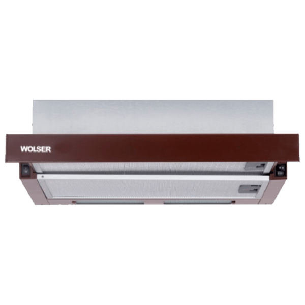 Hotă Wolser WL-F 60 Slim Brown 60 cm, Recirculare, 400 m³/h photo 1