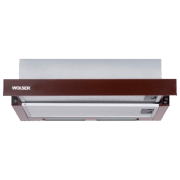 Hotă Wolser WL-F 60 Slim Brown 60 cm, Recirculare, 400 m³/h