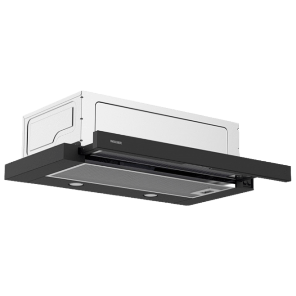 Hotă Wolser WL-F 60 Slim Black 60 cm, Recirculare, 400 m³/h photo 1