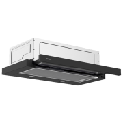 Hotă Wolser WL-F 60 Slim Black 60 cm, Recirculare, 400 m³/h