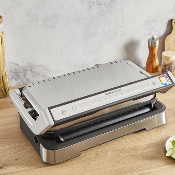Grill electric Tefal OptiGrill XL GC782D30 Inox 2200 W, , photo 4